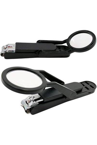 Bukela Nail Clipper with Magnifier for Seniors Ergonomic Nail Cutter with Rem...