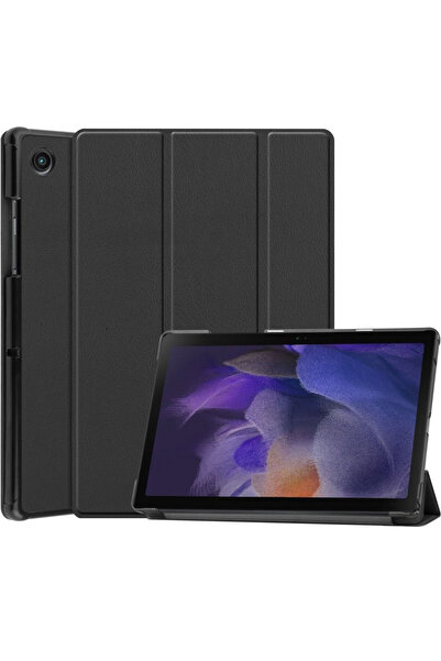 XGSM Husă pentru Samsung Galaxy Tab A8 10.5 SM-X200 SM-X205, Smartcase, negru