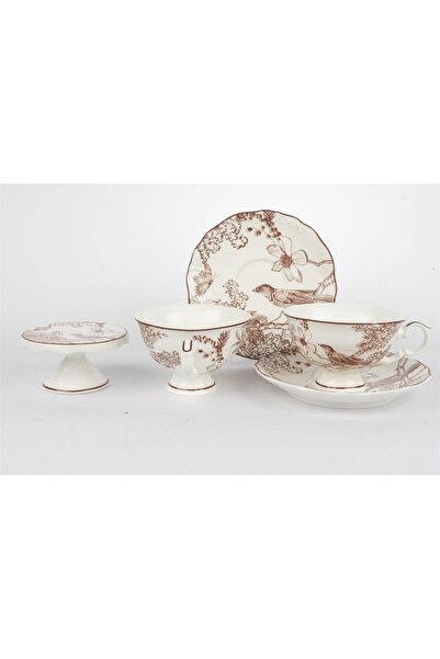 Mikasa Moor Toile De Rose 2li 5Prç Çay Fincan Seti 230cc