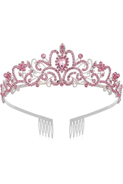 Shining Diva Fashion Crystal Tiara and Crown for Women Stylish Headband Crown...