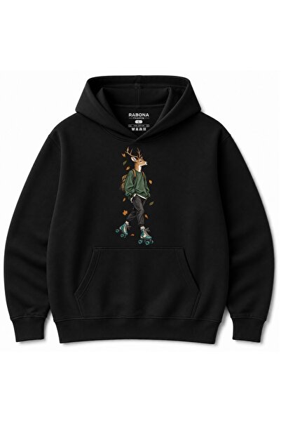 Rabona Fashion Πατίνια Urban Deer & Φθινοπωρινό Φούτερ με Γραφικά