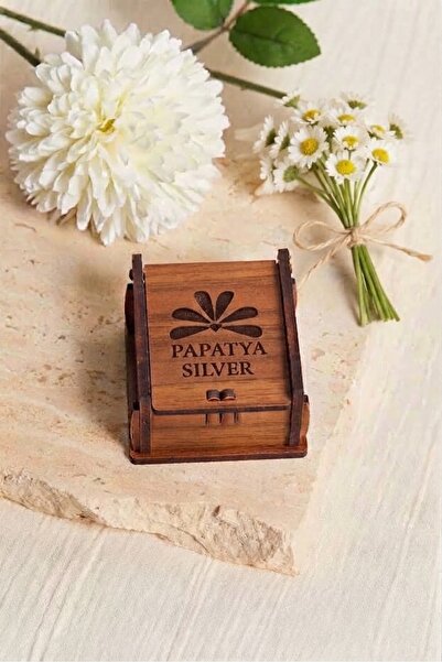 Papatya Silver 14 Ayar Altın Kaplama Zarif Kişiye Özel Harfli Kalp Kolye