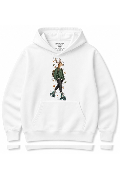 Rabona Fashion Πατίνια Urban Deer & Φθινοπωρινό Φούτερ με Γραφικά