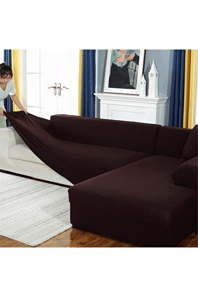 GENERAL L Shape Stretch Spandex Sofa Cover (SFT-4,3 Seater)