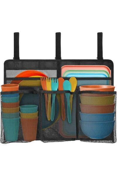 Generic Mesh Dish Drying Bag Tableware Dishes Camping Dry Net