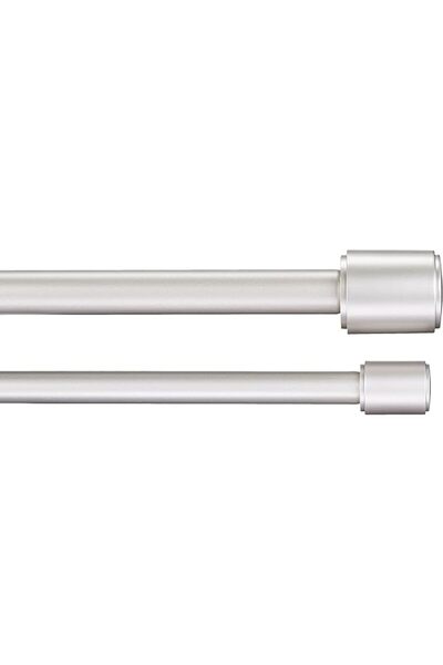 Amazon basics 2.54 CM Curtain Rod with Cap Finials, 1.83 M to 3.66 M, Dark Br...
