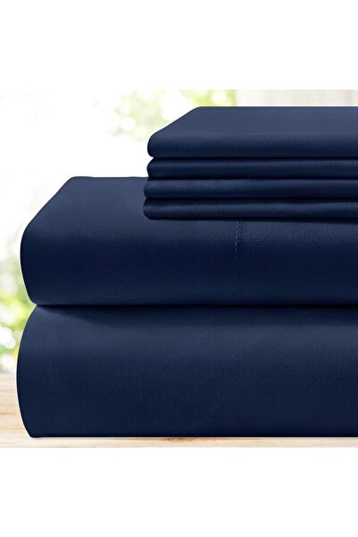 BYSURE Hotel Luxury Bed Sheets Set 6 Piece(Queen, White) - Super Soft 1800 Th...