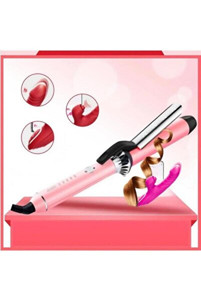 JIUYIN Multifunctional Curling Iron: 2-in-1 styling and scalp massage; consta...
