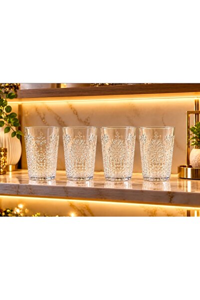 Genel Markalar Akrilik desenli bardak (cam değildir) 400 ml
