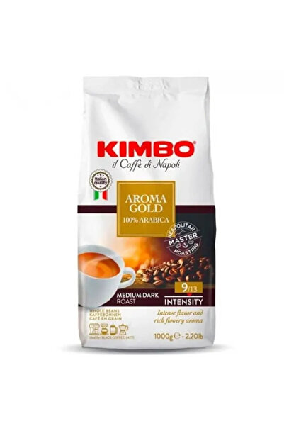 Kimbo Aroma Gold 100% Boabe de cafea Arabica 1kg