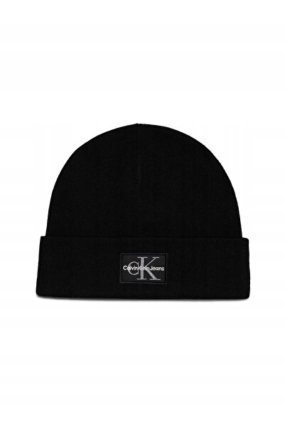 Calvin Klein Black Knitted Hat