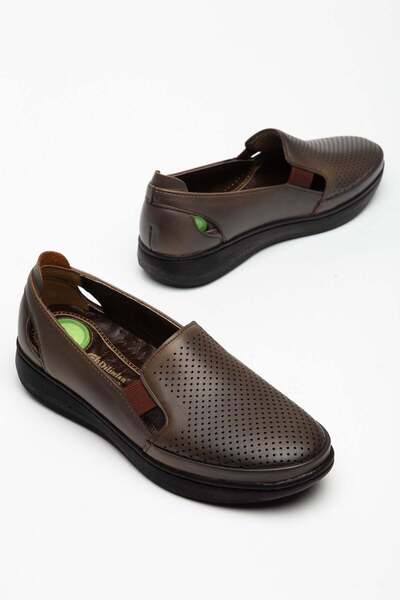 Dilimler Ayakkabı Genuine Leather Large Size Orthopedic Women's Casual Shoes ...