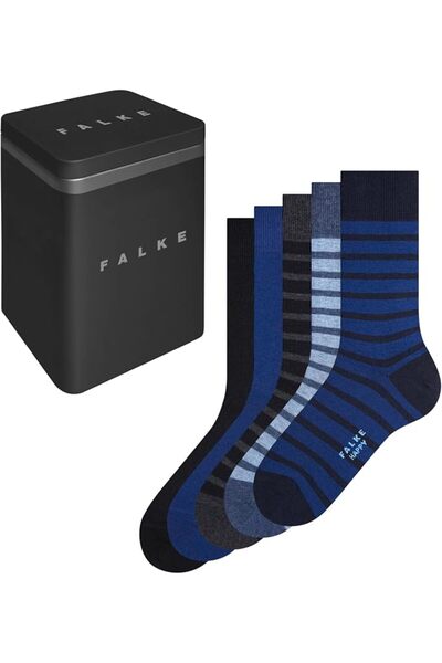 FALKE جوارب هابي بوكس للرجال، عبوة من 5 قطع