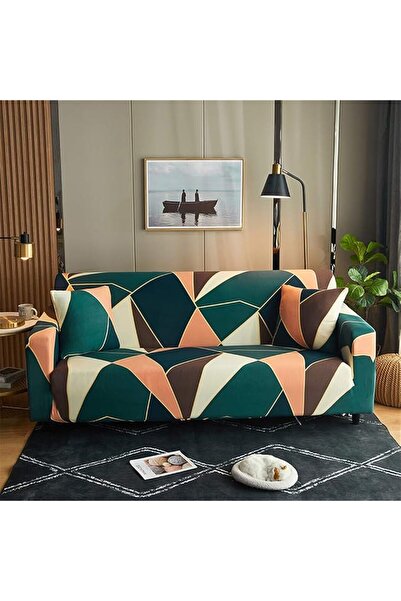 GENERAL Sofa Cover for 1 2 3 4 Seat, Morbuy Geometry Printed Sofa Slipcovers ...
