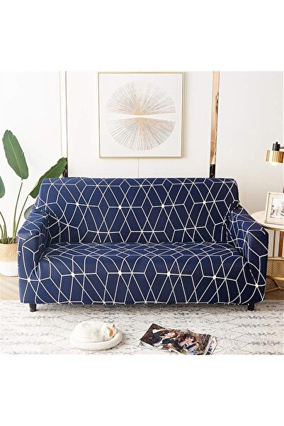 GENERAL Sofa Cover for 1 2 3 4 Seat, Morbuy Geometry Printed Sofa Slipcovers ...