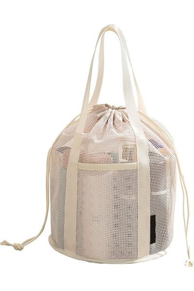 Generic Shower Tote Bags Portable Waterproof Pouch Organizer Storage Mesh