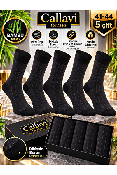Bambu Jakar Örgü Dikişsiz Soket Çorap