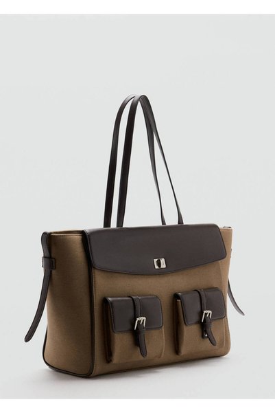 MANGO Woman Kargo shopper çanta