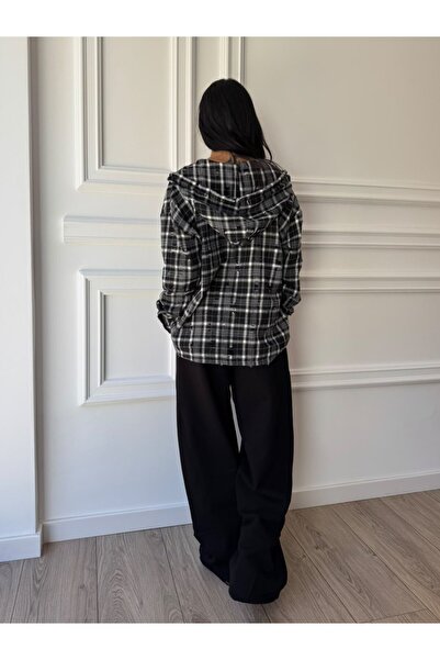 CC STORE Pantaloni LYSANDRA wide leg, cu croială lejeră și cusături decorative