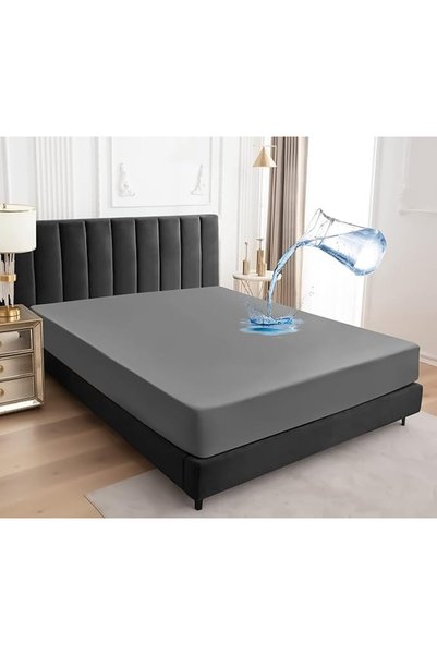 GENERAL غطاء مرتبة مقاوم للماء 90 × 200 سم، غطاء مرتبة فاخر قابل للتنفس، حماي...