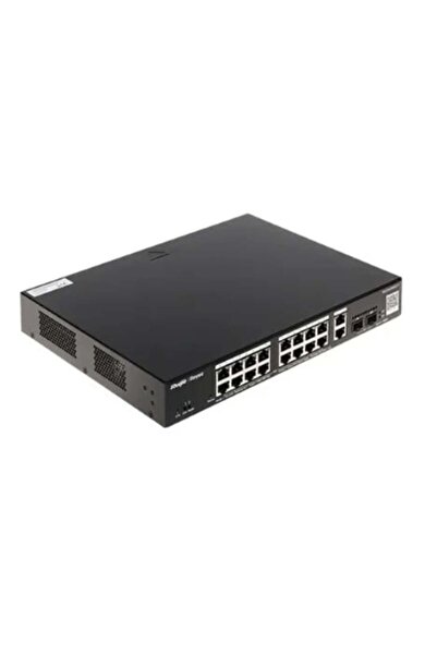 RUIJIE RG-ES220GS-P, 20-Portlu Gigabit Akıllı Bulut (Cloud) Yönetilen PoE Anahtarı