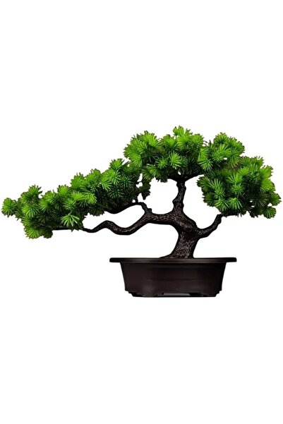 GENERAL نباتات صنوبر اصطناعية، نباتات بونساي مزيفة، زينة للمناظر الطبيعية، شج...
