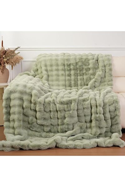 GENERAL macinso Super Comfort Oversized Warm Thick Bubble Double Sided Plush ...