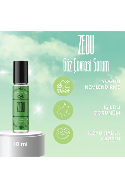 ZEDU Göz Çevresi Serumu - Morluk & Şişlik & Kırışıklık & Kaz Ayağı & Koyu Hal...
