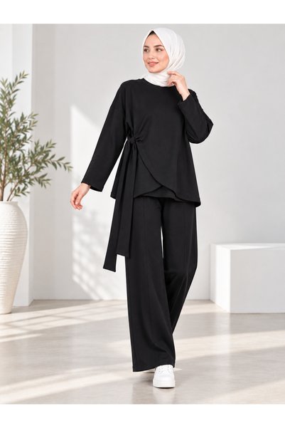 LİVATEX Oysho Suit Pants with Stripes and Side Ties