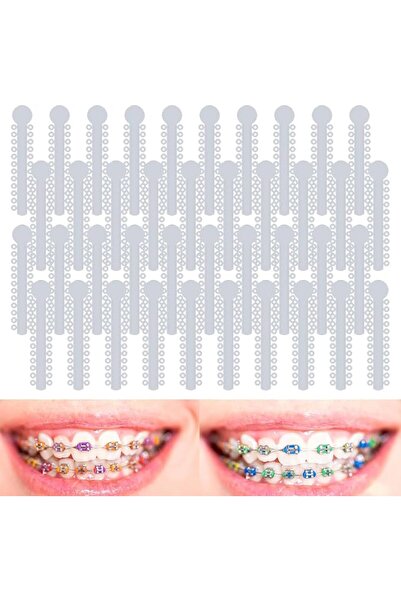 GENERAL 1040pcs Orthodontic Ligature Ties Multi-Color Orthodontic Elastomeric...