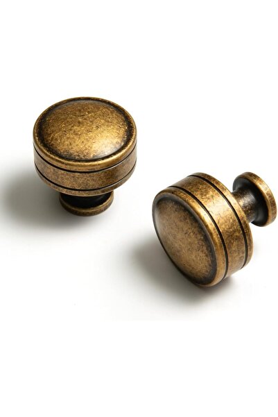 GENERAL Antique Brass Cabinet Handles - Classic Vintage Drawer Knobs, Furnitu...
