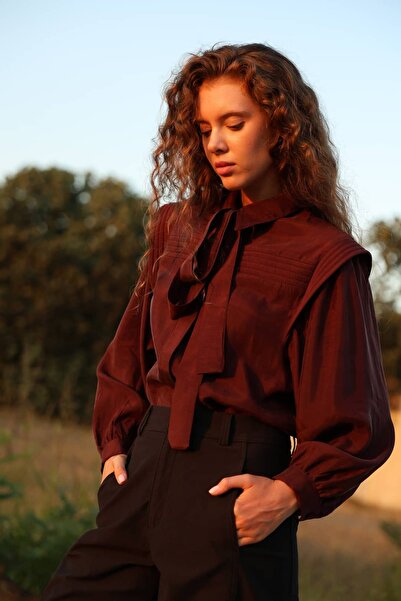 Diana Gömlek Bordo