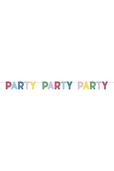 Unique COLORFUL PARTY LETTER BANNER