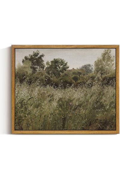 InSimSea Vintage Floral Framed Wall Art,Classic Retro Canvas Art, Colorful Bo...