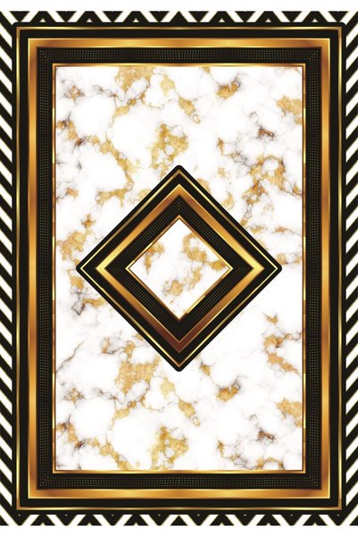 Fratelli Home Χαλί Λευκό Πάγου/Χρυσό Ν.4937 120x180cm