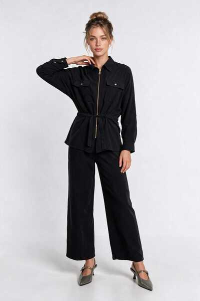 Lovelyİstanbul Premium Selection Suede Modal Set Lby0098 Black