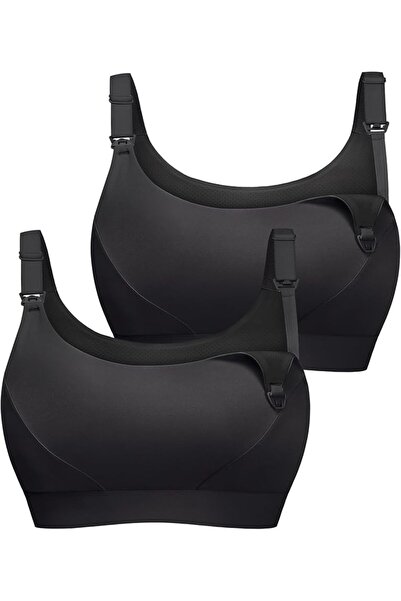 GENERAL HOFISH 3PACK Full Bust Seamless Nursing Maternity Bras Bralette S-XXL...