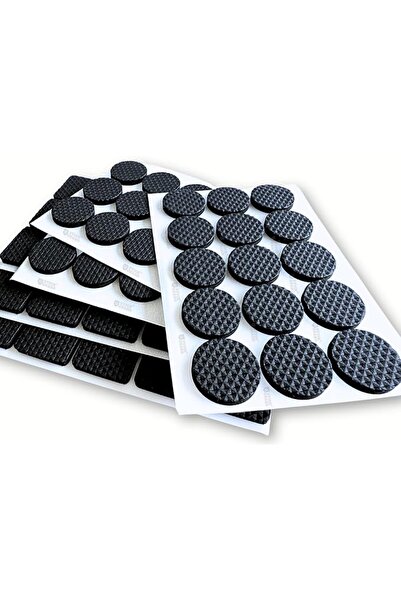GENERAL Non Slip Furniture Rubber Leg Pads for Hardwood Floors 90 Pcs - 45 Ro...