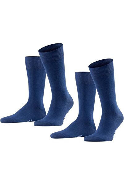 FALKE Men Happy Crew Cut M 2 Pairs Socks (pack of 2)