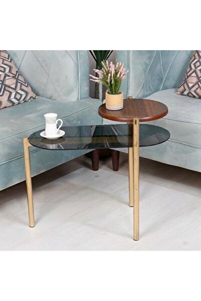Generic Modern Side Service Table with Double Design