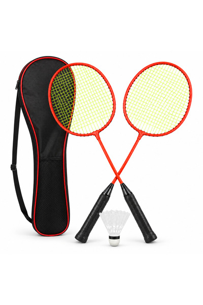 Generic Brand Badminton Set with 2 Rackets, Shuttlecock and Carrying Bag