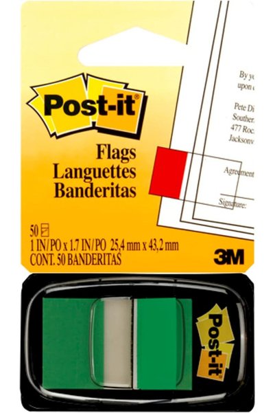 Post it Gift موزع أوراق لاصقة مقاس 1 بوصة 1 × 1.7 بوصة (25.4 × 43.2 مم) |   ا...