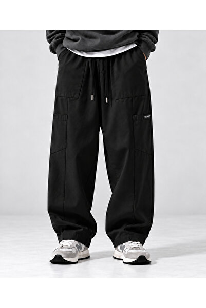 Modivibe Erkek Baggy Kargo Pantolon Oversize Rahat Kalıp