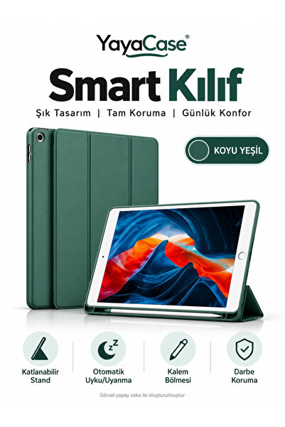 MatePad 12X ile Uyumlu Smart Katlanabilir Standlı Tablet Kılıfı