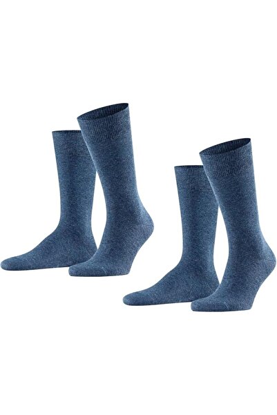 FALKE Men's Swing 2-pack Cotton Plain Multipack 2 Pairs Socks (pack of 2)