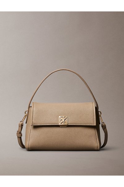 Calvin Klein Women's Emblem Pebble Shoulder Bag