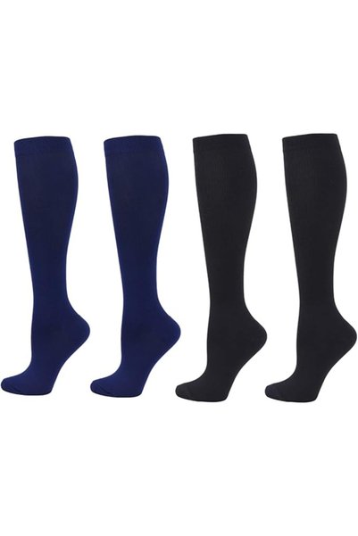 Zingso Compression Socks for Women Men, 2/3/4/6 Pairs 20-25mmHg Knee Socks Co...