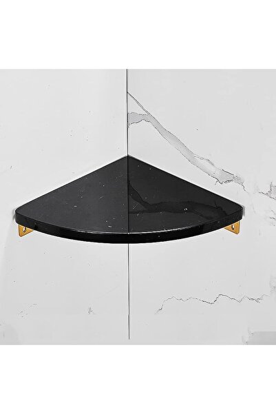 Generic Stylish Black Marble Towel Rack & Bathroom Hardware Set - Modern Towe...