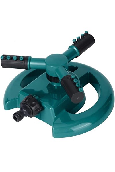 Andtooy Garden Sprinkler,3 Nozzles Lawn Sprinklers, 360°Automatic Rotating Wa...