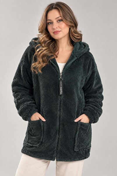 Orly More Peluş Teddy Fermuarlı Ceket